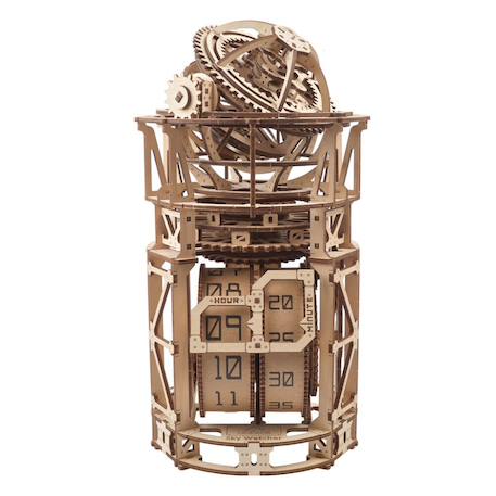 Horloge Skywatcher Tourbillon – Maquette mécanique en bois à construire, puzzle 3D fonctionnel Brown 2 - vertbaudet enfant 