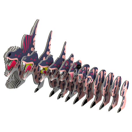 Puzzle 3d - spinosaure Purple 2 - vertbaudet enfant 