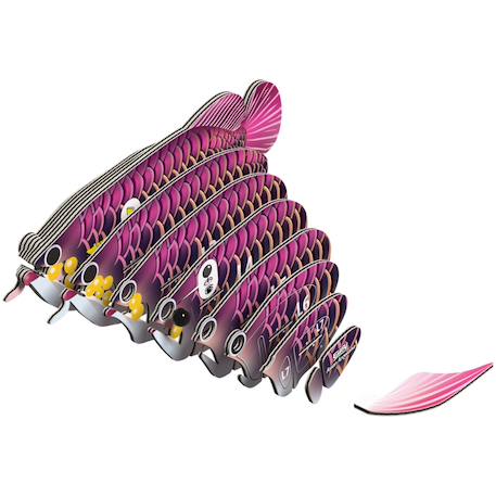 Puzzle 3d - poisson dragon Pink 2 - vertbaudet enfant 
