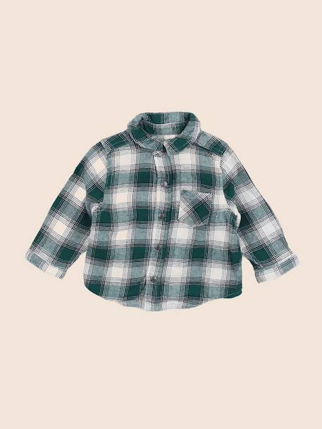 Chemise - 9 mois Vert 1 - vertbaudet enfant 