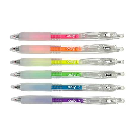 Stylos gel néon Jelly Gloss – Set de 6 stylos déco multisurfaces Multicolor 2 - vertbaudet enfant 