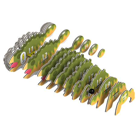 Puzzle 3d - ankylosaurus Green 2 - vertbaudet enfant 