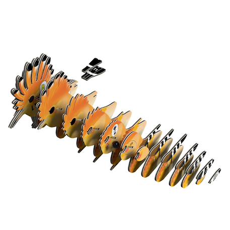 Puzzle 3d - upupa Orange 2 - vertbaudet enfant 