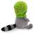 Peluche raton laveur avec bonnet vert 15 cm Grey 2 - vertbaudet enfant 