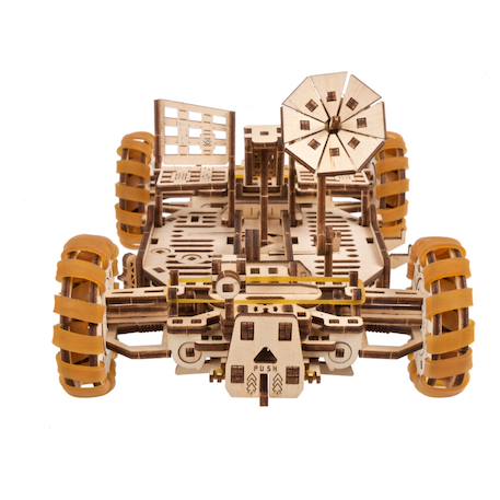 Rover lunaire de la NASA en bois à construire – maquette mécanique 3D inspirée du buggy spatial Apollo Brown 2 - vertbaudet enfant 