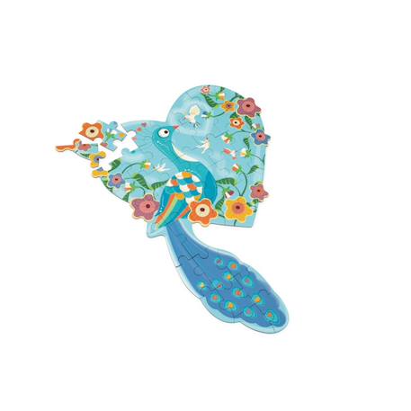 Contour puzzle - paôn 40 pièces Multicolor 2 - vertbaudet enfant 