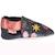 Chaussons bébé cuir souple fanny les fleurs Bleu 1 - vertbaudet enfant 
