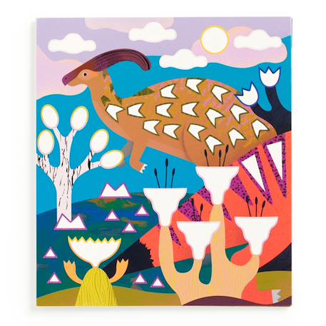Affiche kits autocollants stickers - monde des dinosaures Multicolor 2 - vertbaudet enfant 