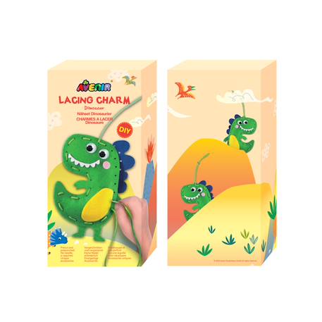 Kit créatif 4 en 1 -  dinosaures Multicolor 2 - vertbaudet enfant 