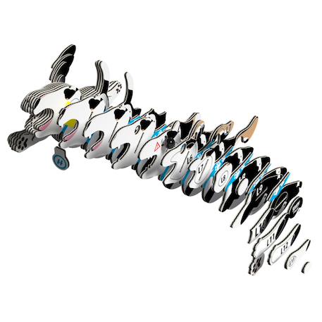 Puzzle 3d - chien Black;white 2 - vertbaudet enfant 