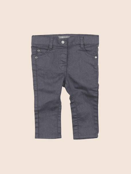 Pantalon - 6 mois Gris, argent 1 - vertbaudet enfant 