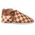 Chaussons bébé cuir souple damier Marron 1 - vertbaudet enfant 
