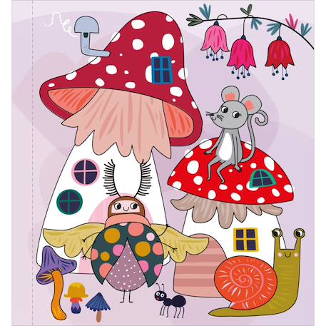 Peinture à l'eau - jardin fantastique Multicolor 2 - vertbaudet enfant 