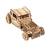 Hot Rod souris furieuse en bois à construire – maquette mécanique 3D à double moteur Brown 2 - vertbaudet enfant 