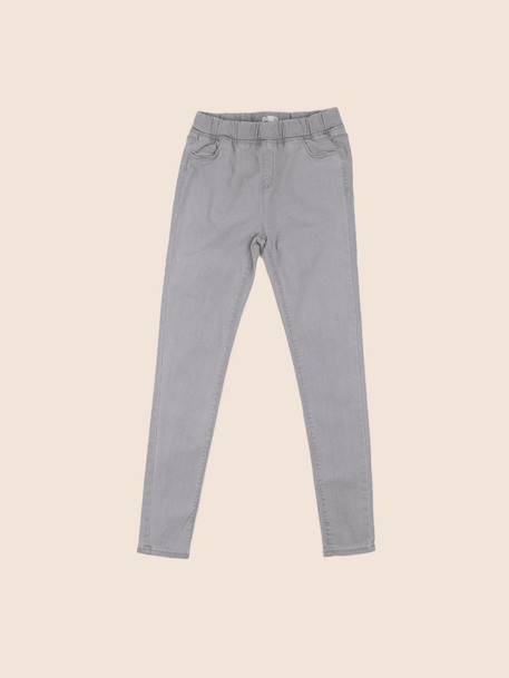 Jegging - 12 ans Gris 1 - vertbaudet enfant 
