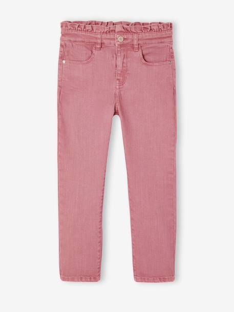 Pantalon slim fille encre+mauve 5 - vertbaudet enfant 