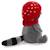 Peluche Raton laveur avec bonnet rouge – Life Collection Grey 2 - vertbaudet enfant 