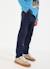Pantalon garçon satiné élastique Bleu 1 - vertbaudet enfant 