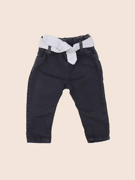 Jean - 6 mois Gris 1 - vertbaudet enfant 