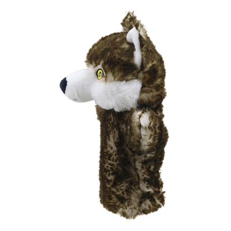 Marionnette Loup écologique ECO Puppet Buddies – Jeu d’imagination pour enfants Grey 2 - vertbaudet enfant 
