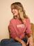 Sweat femme col rond Capsule famille terracotta 4 - vertbaudet enfant 