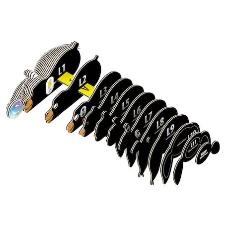 Puzzle 3d - ours noir Black 2 - vertbaudet enfant 