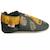 Chaussons bébé cuir souple césar le jaguar Vert 1 - vertbaudet enfant 