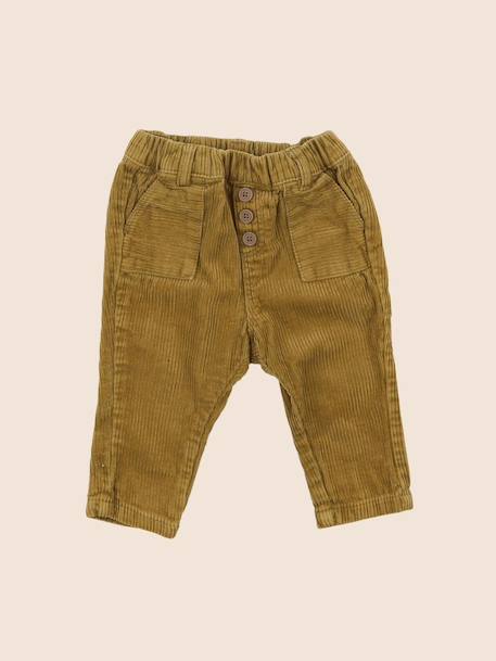 Pantalon - 6 mois Jaune 1 - vertbaudet enfant 