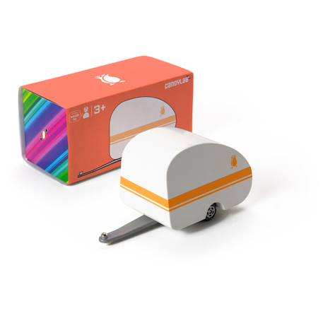 Camping car Rosebud - bois de hêtre massif Orange 2 - vertbaudet enfant 