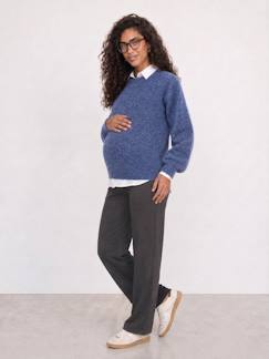 Vêtements de grossesse-Pantalon-Pantalon de grossesse maille bandeau