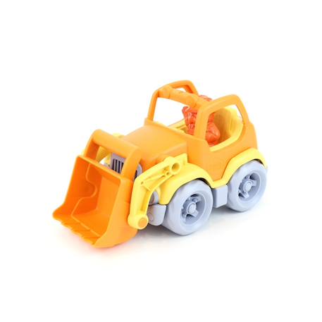 Camion de chantier écologique avec figurine – jouet robuste en plastique recyclé Orange;yellow 2 - vertbaudet enfant 