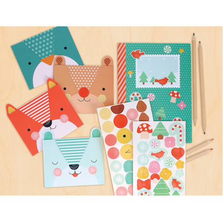 Kit papier de lettre - mes amis Multicolor 2 - vertbaudet enfant 