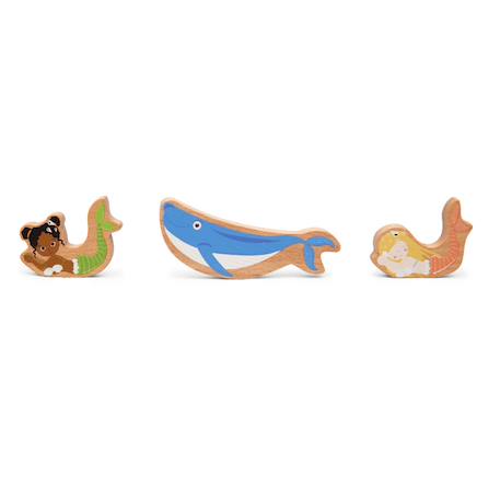 Jeu à empiler - Pyramide sirènes Multicolor 2 - vertbaudet enfant 