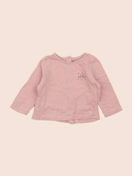 Tee-shirt - 3 mois Rose 1 - vertbaudet enfant 