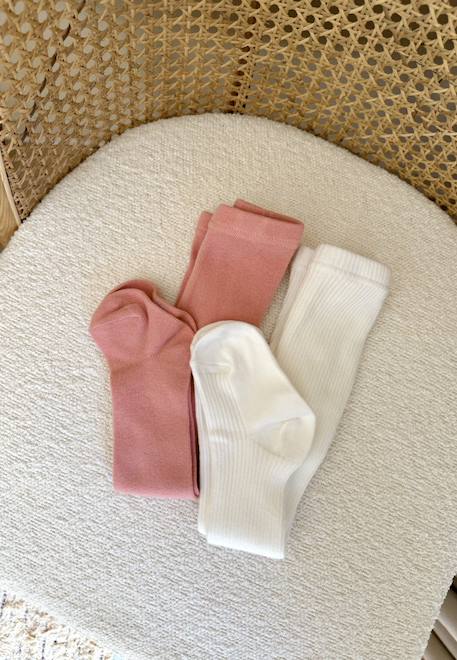 Lot de 2 paires de collants enfant cléo Rose 1 - vertbaudet enfant 