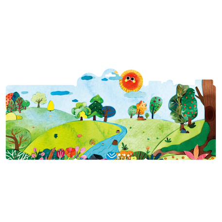Autocollants jelly - animaux sauvages Multicolor 2 - vertbaudet enfant 