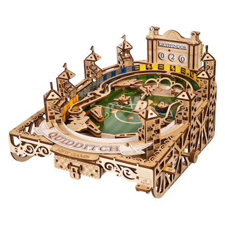 Flipper Quidditch en bois à construire – maquette mécanique 3D inspirée de l’univers Harry Potter Brown 2 - vertbaudet enfant 
