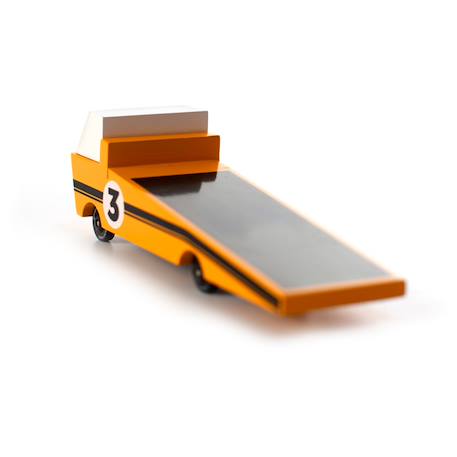 Camion remorque en bois Orange 2 - vertbaudet enfant 