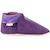 Chaussons bébé cuir souple velours Violet 1 - vertbaudet enfant 