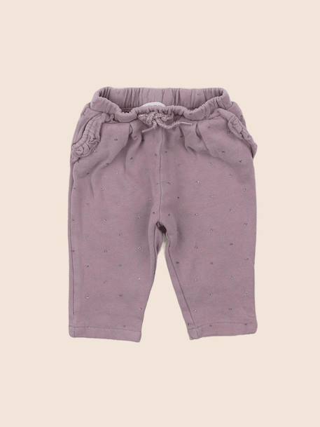 Pantalon - 6 mois Violet 1 - vertbaudet enfant 