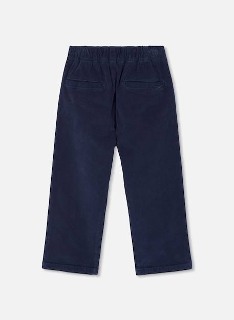 Pantalon garçon velours côtelé Bleu 3 - vertbaudet enfant 