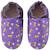 Chaussons cuir bébé mireille les abeilles Violet 2 - vertbaudet enfant 
