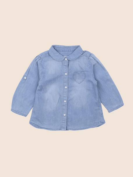 Chemise - 12 mois Bleu 1 - vertbaudet enfant 