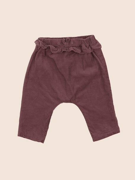 Sarouel - 6 mois Violet 1 - vertbaudet enfant 