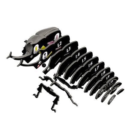 Puzzle 3d - scarabée rhinocéros Black 2 - vertbaudet enfant 