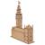 Big Ben en bois à construire – maquette 3D du célèbre monument de Londres Brown 2 - vertbaudet enfant 