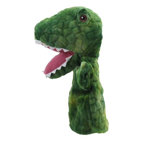 Marionnette Dinosaure Puppet buddies - T-rex Green 2 - vertbaudet enfant 
