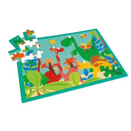 Puzzle 40 pièces  - le monde des dinos Multicolor 2 - vertbaudet enfant 