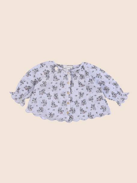 Blouse - 3 mois Bleu 1 - vertbaudet enfant 
