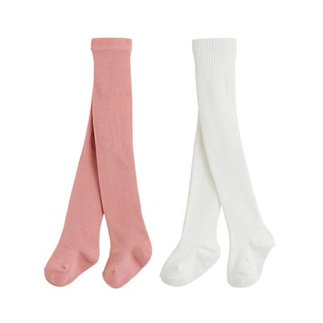 Lot de 2 paires de collants enfant cléo Rose 2 - vertbaudet enfant 